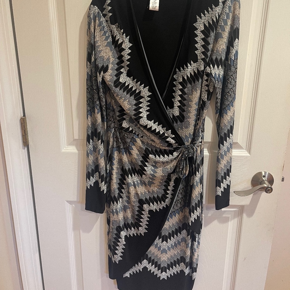 Cache Faux Wrap Dress